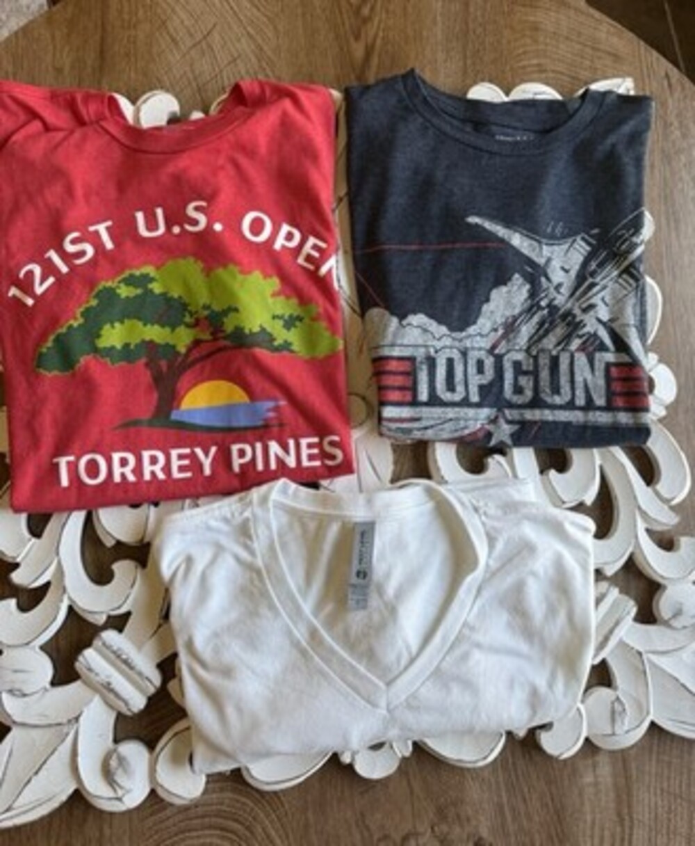 Men's Graphic T Shirt Bundle Of 3 Pieces Size S-M